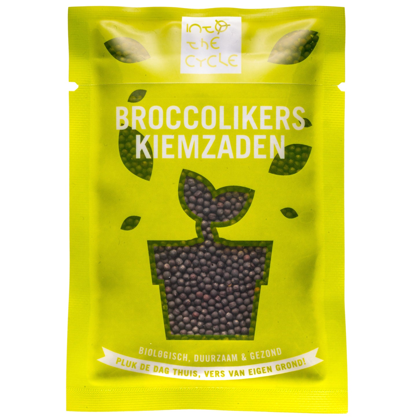 broccolikers kiemzaden 25 gram zakje voorkant