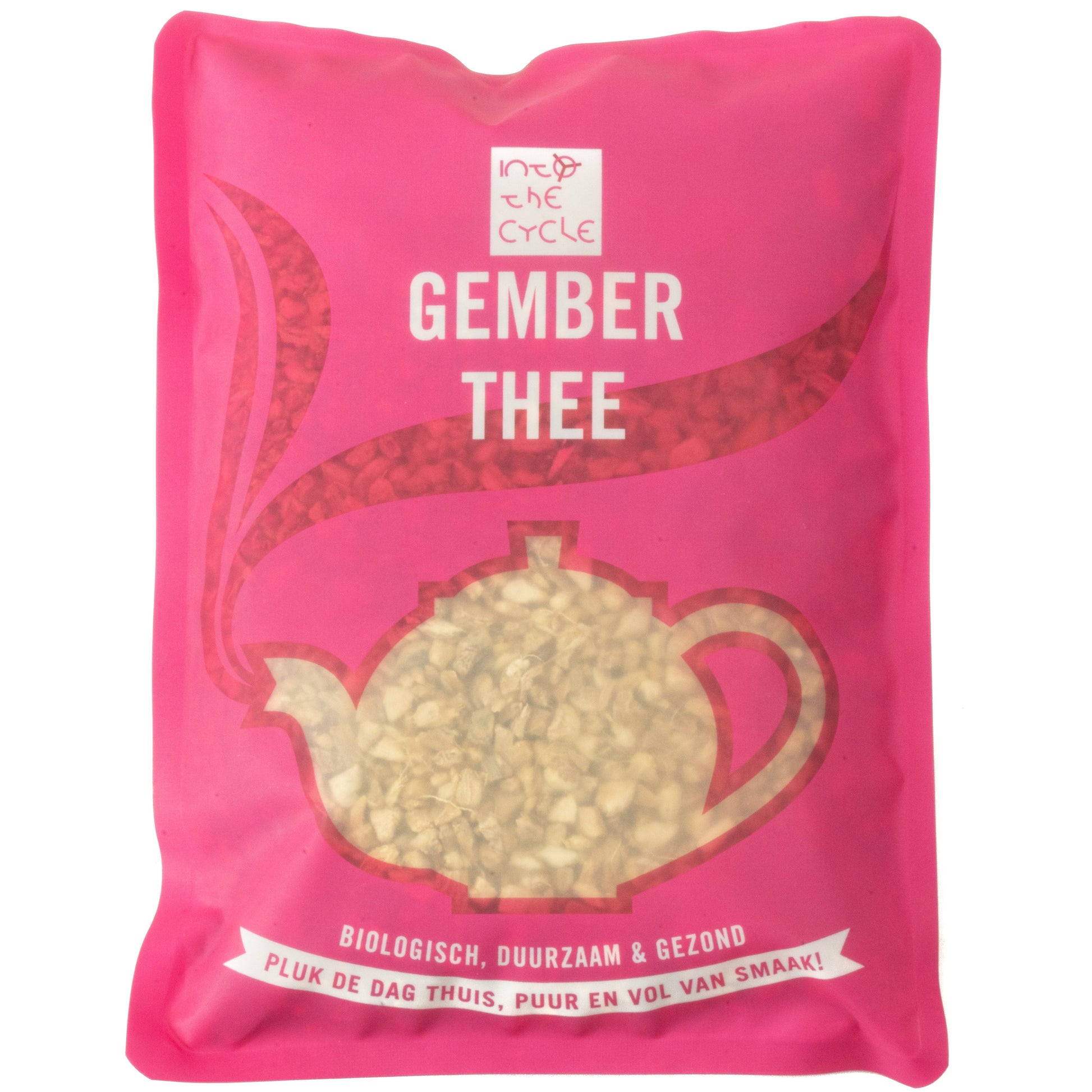 gember thee 250 gram zak voorkant