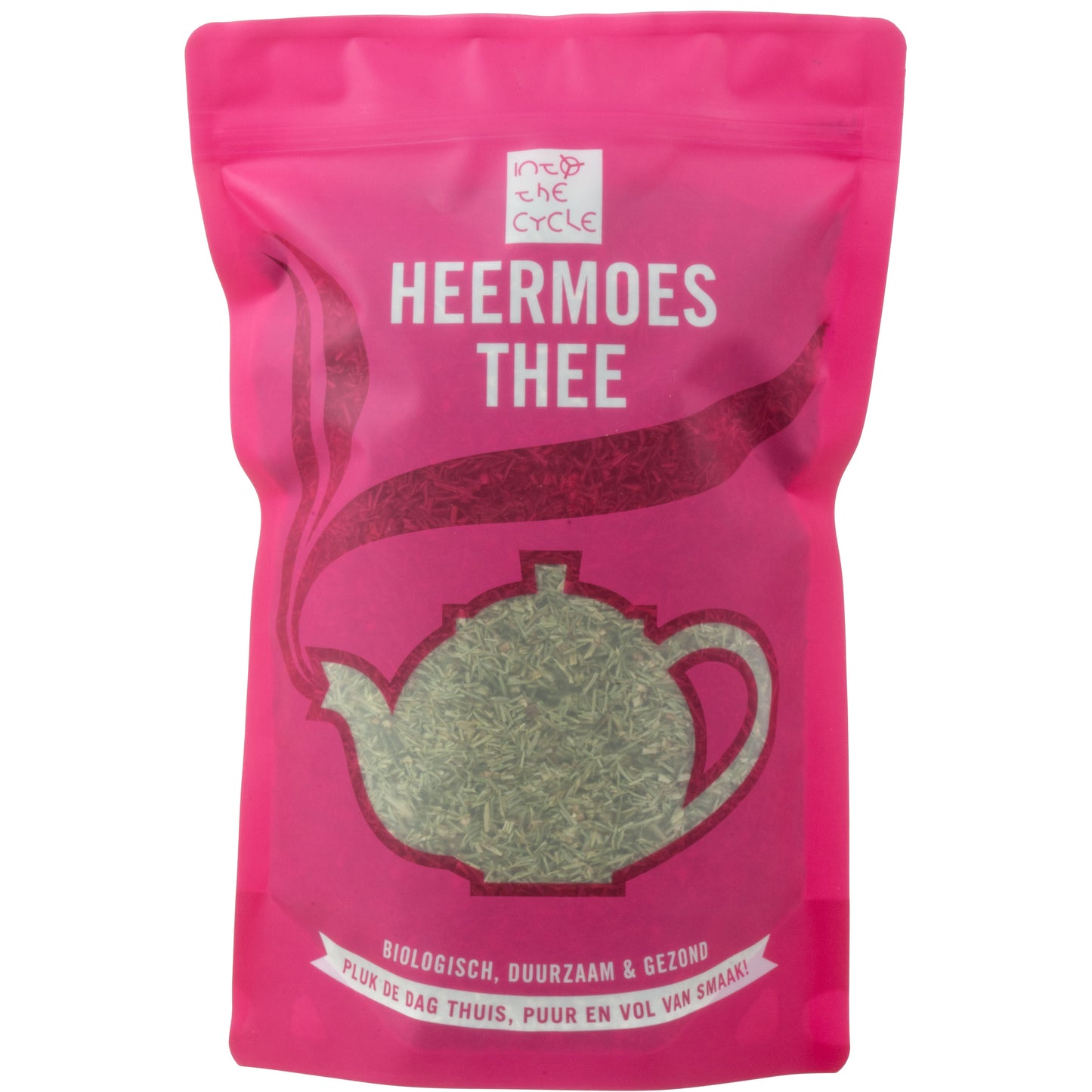 heermoes thee 200 gram zak voorkant