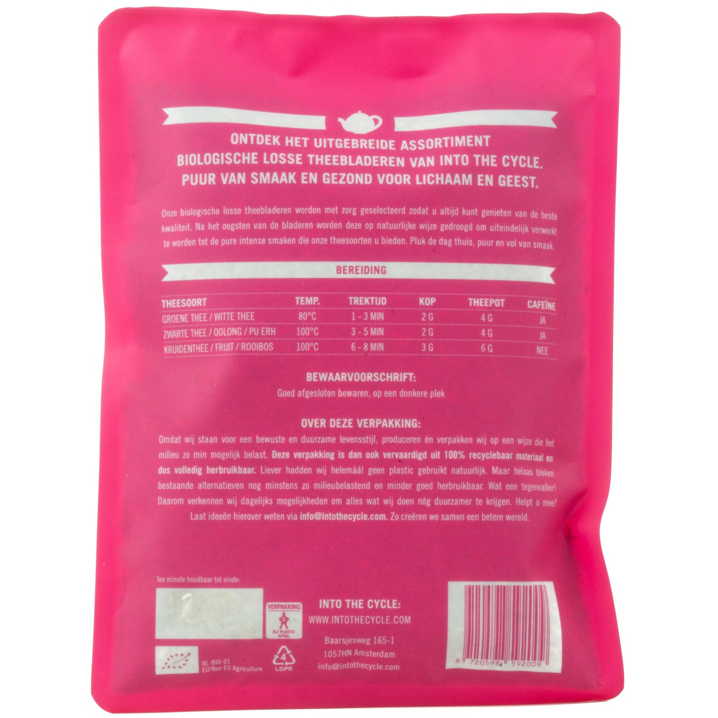 heermoes thee 60 gram zak achterkant