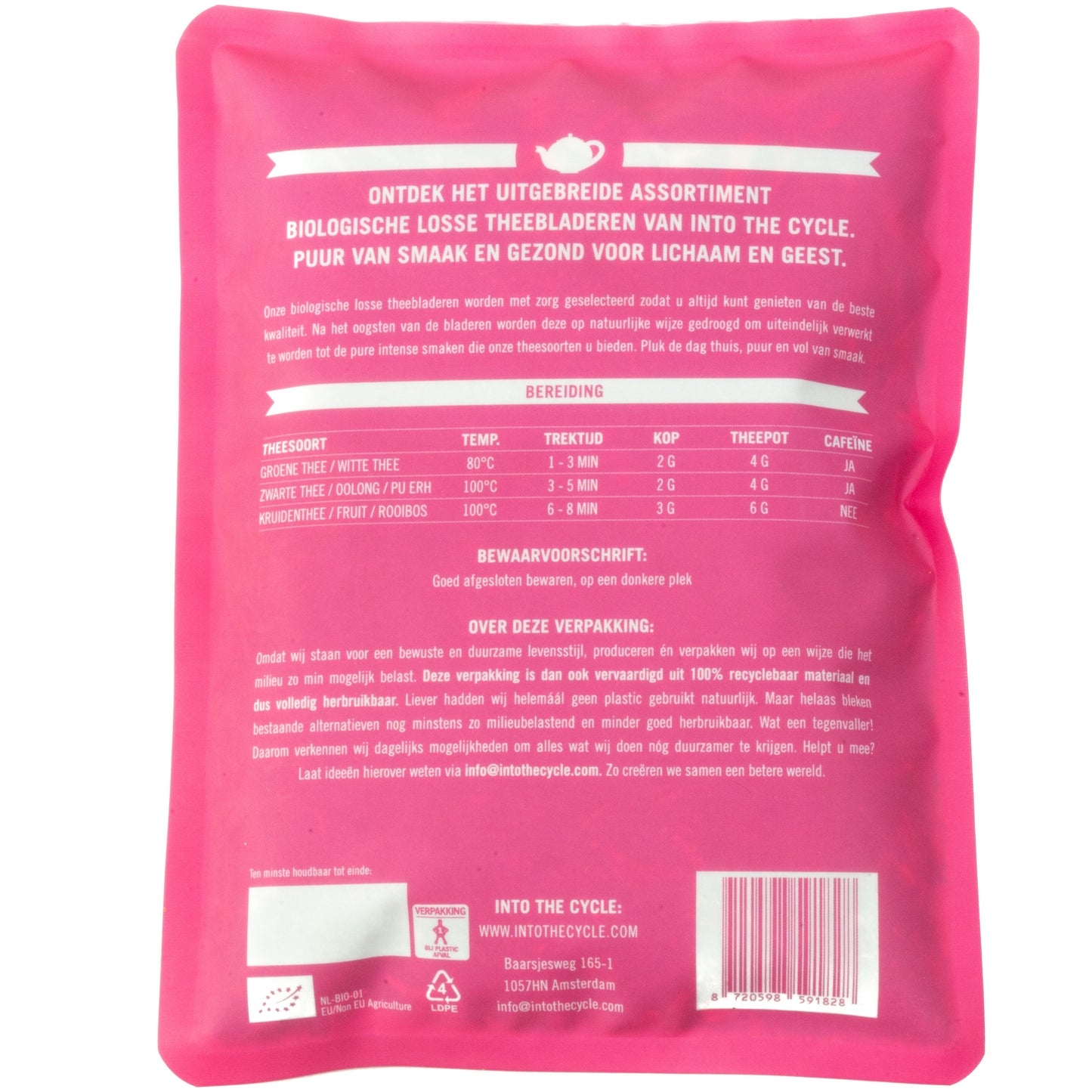 lady grey thee 125 gram zak achterkant