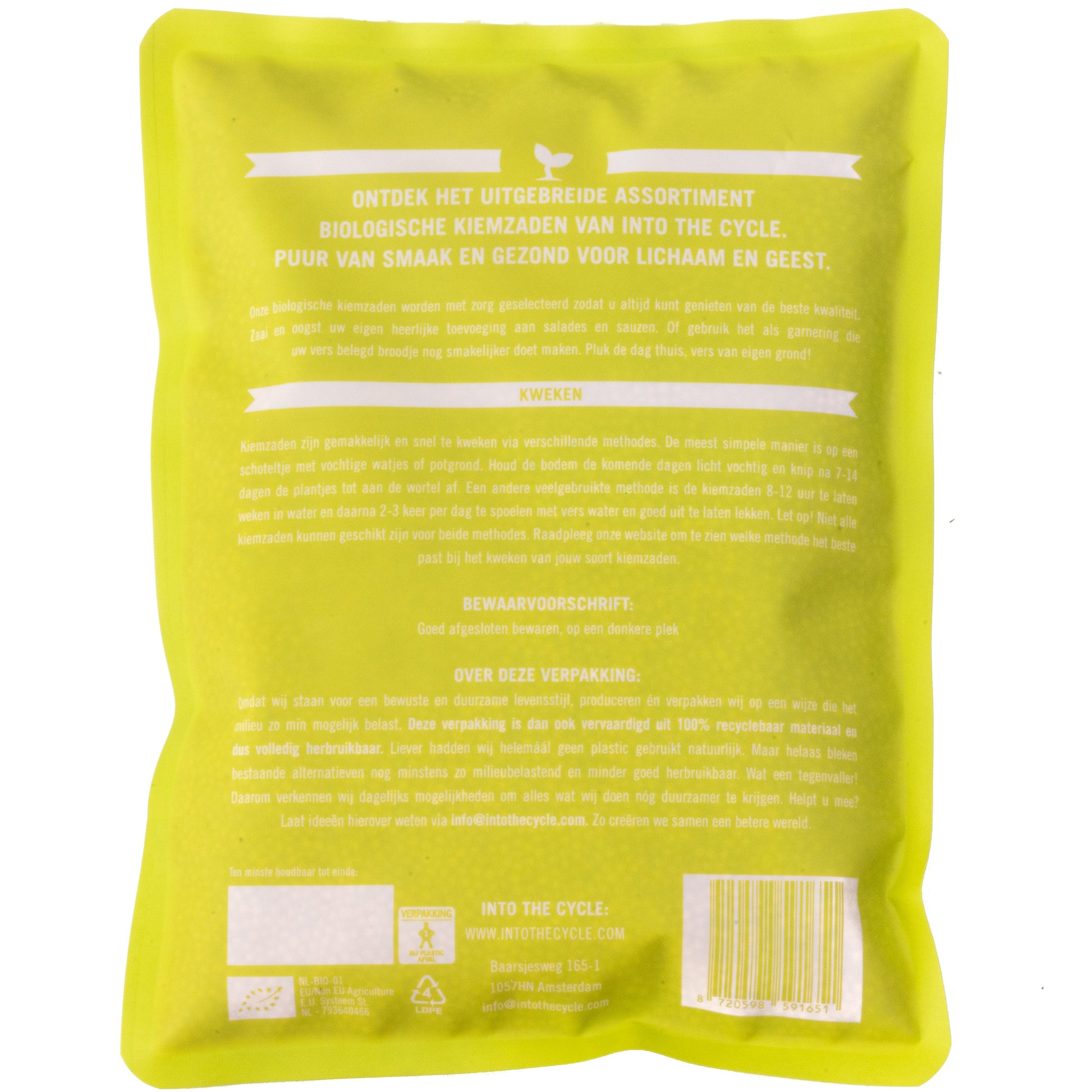 mosterdkers kiemzaden 350 gram zak achterkant