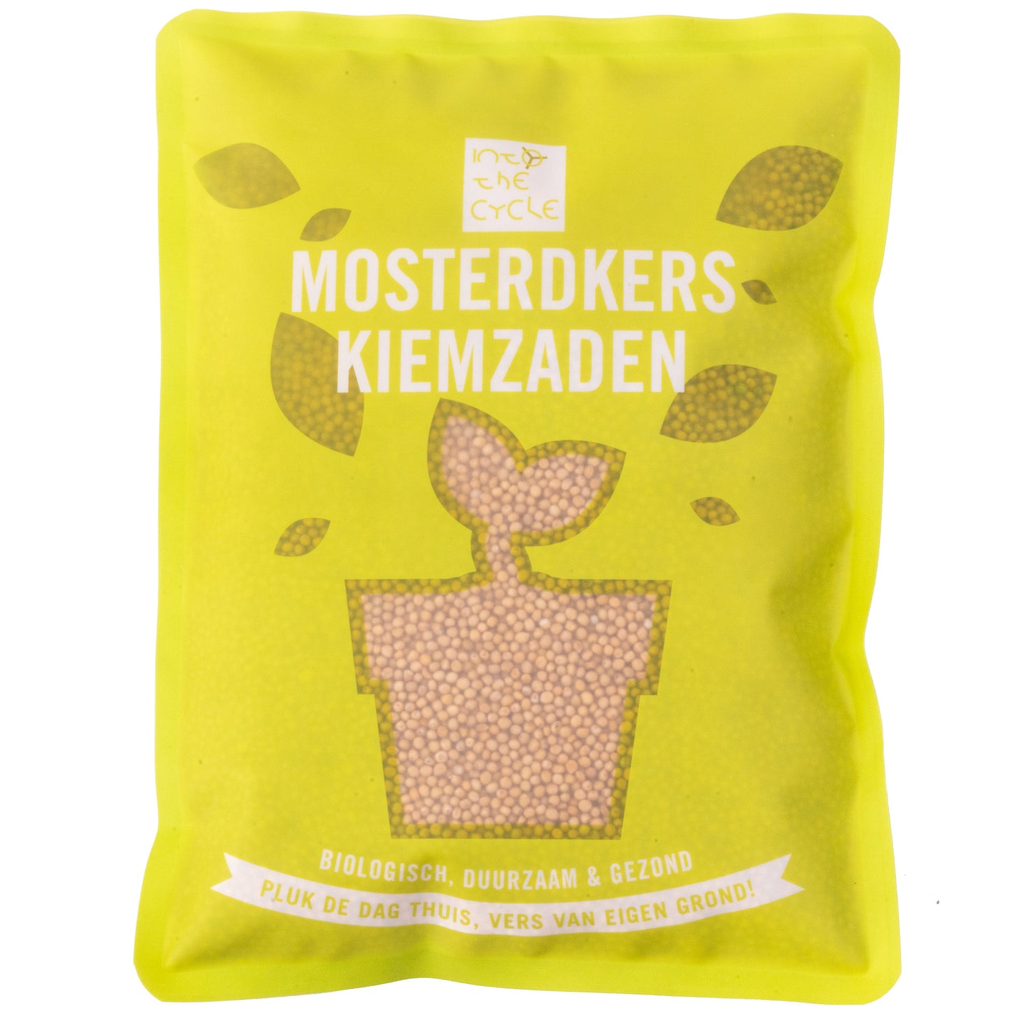 mosterdkers kiemzaden 350 gram zak voorkant