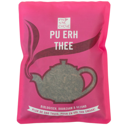 pu erh thee 160 gram zak voorkant