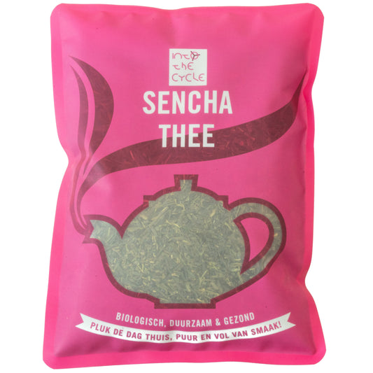 sencha thee 200 gram zak voorkant