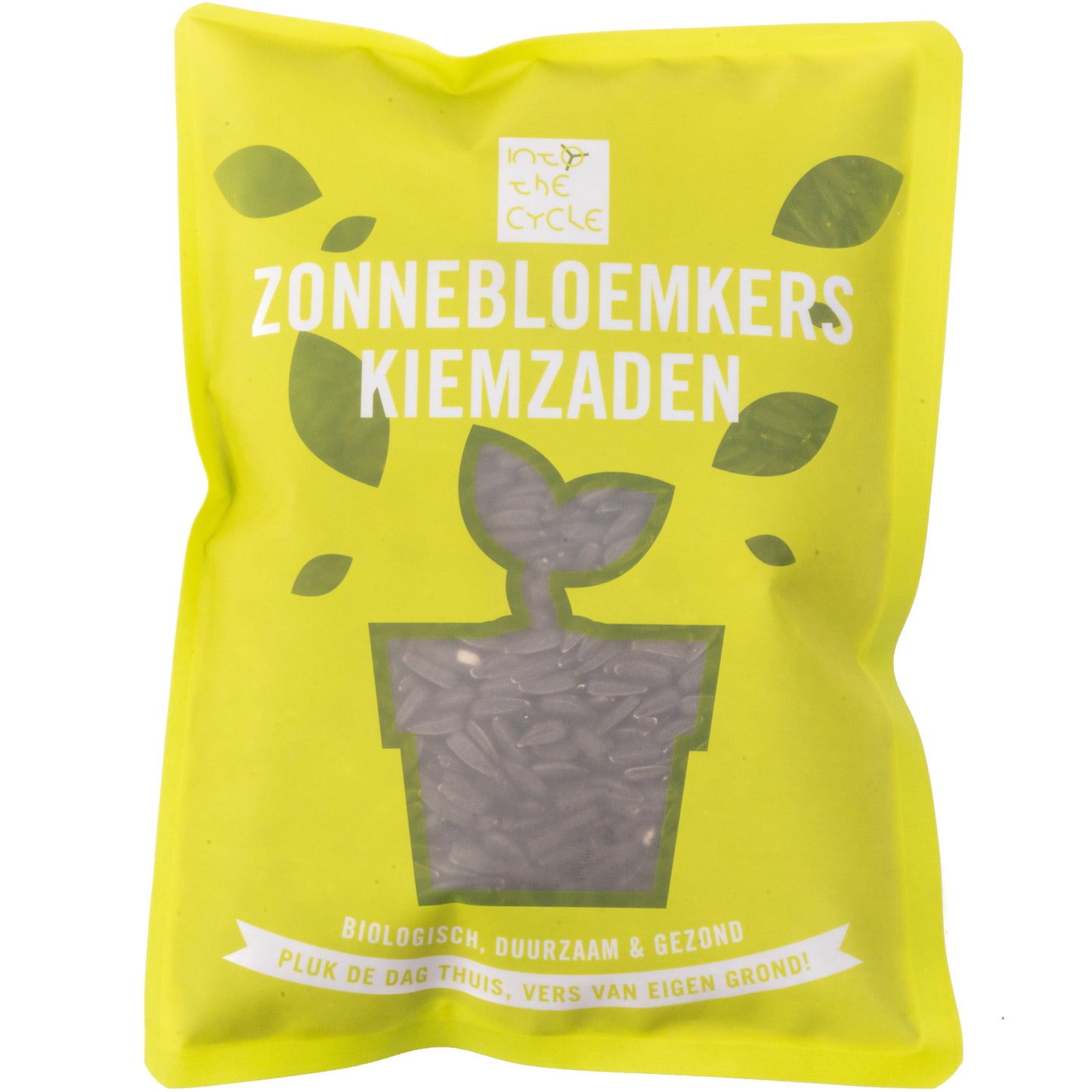 zonnebloemkers kiemzaden 200 gram zak voorkant