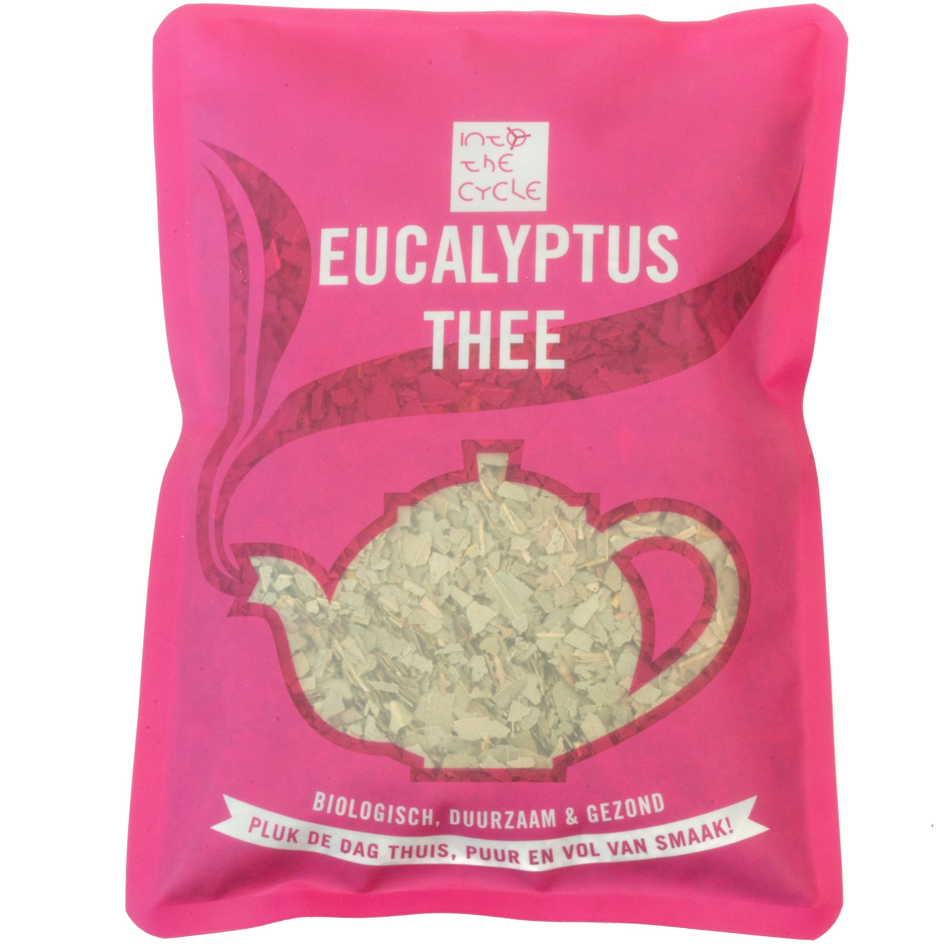 eucalyptus thee 150 gram zak voorkant