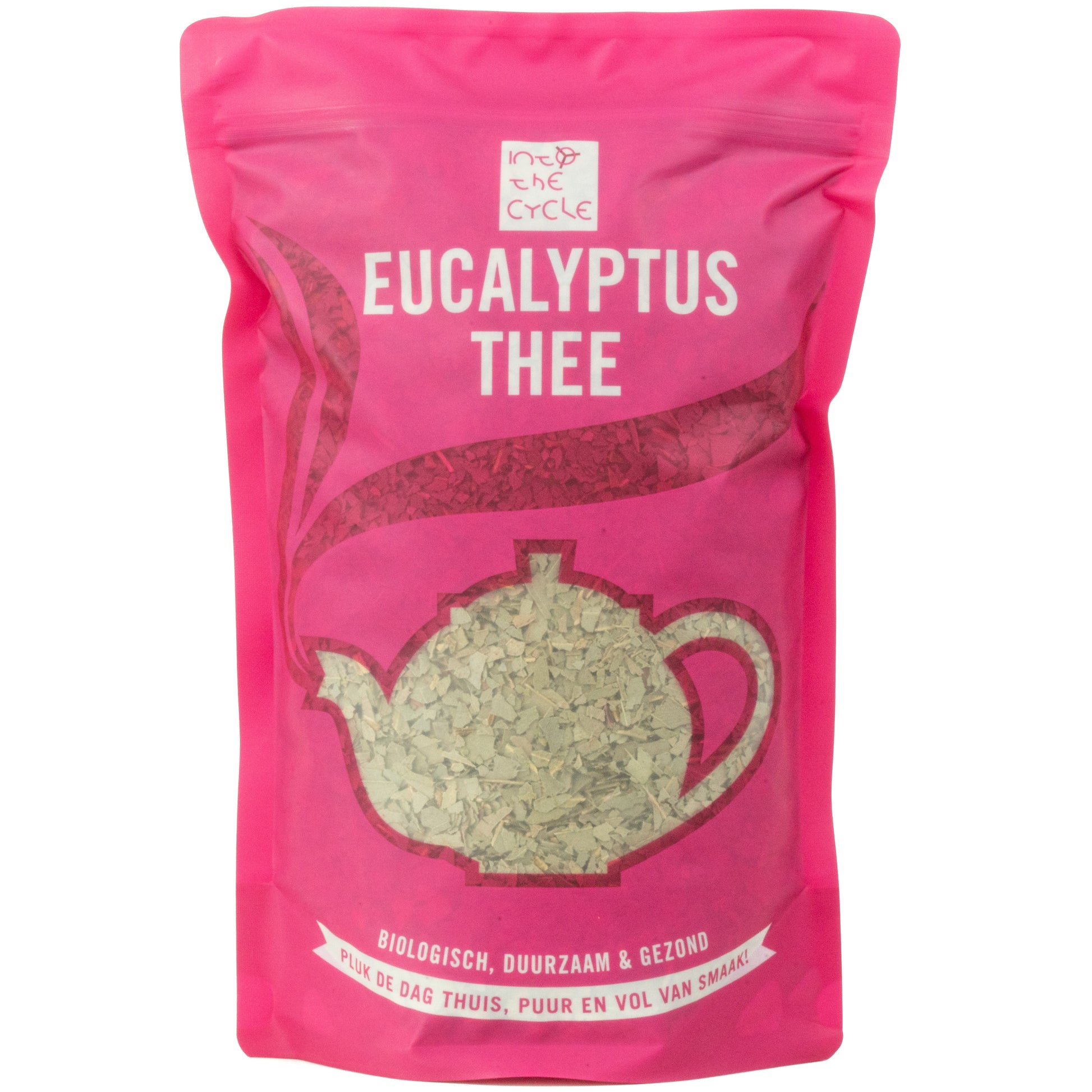 eucalyptus thee 500 gram zak voorkant