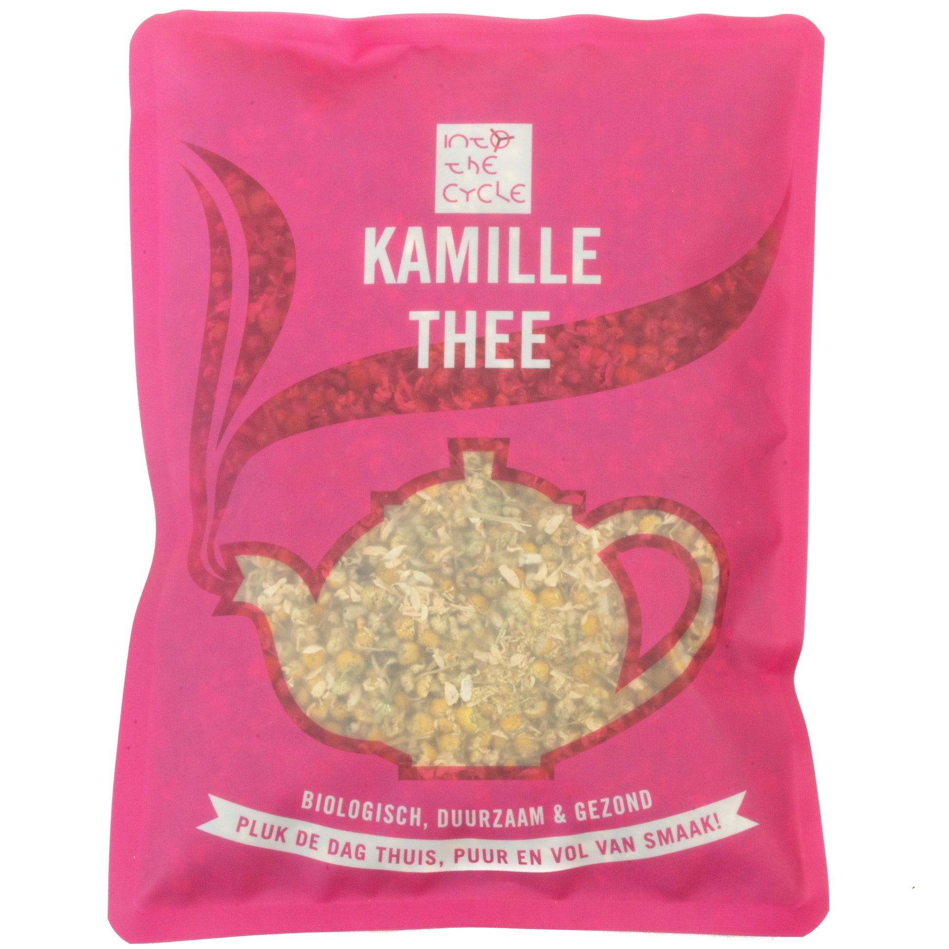 kamille thee 50 gram zak voorkant