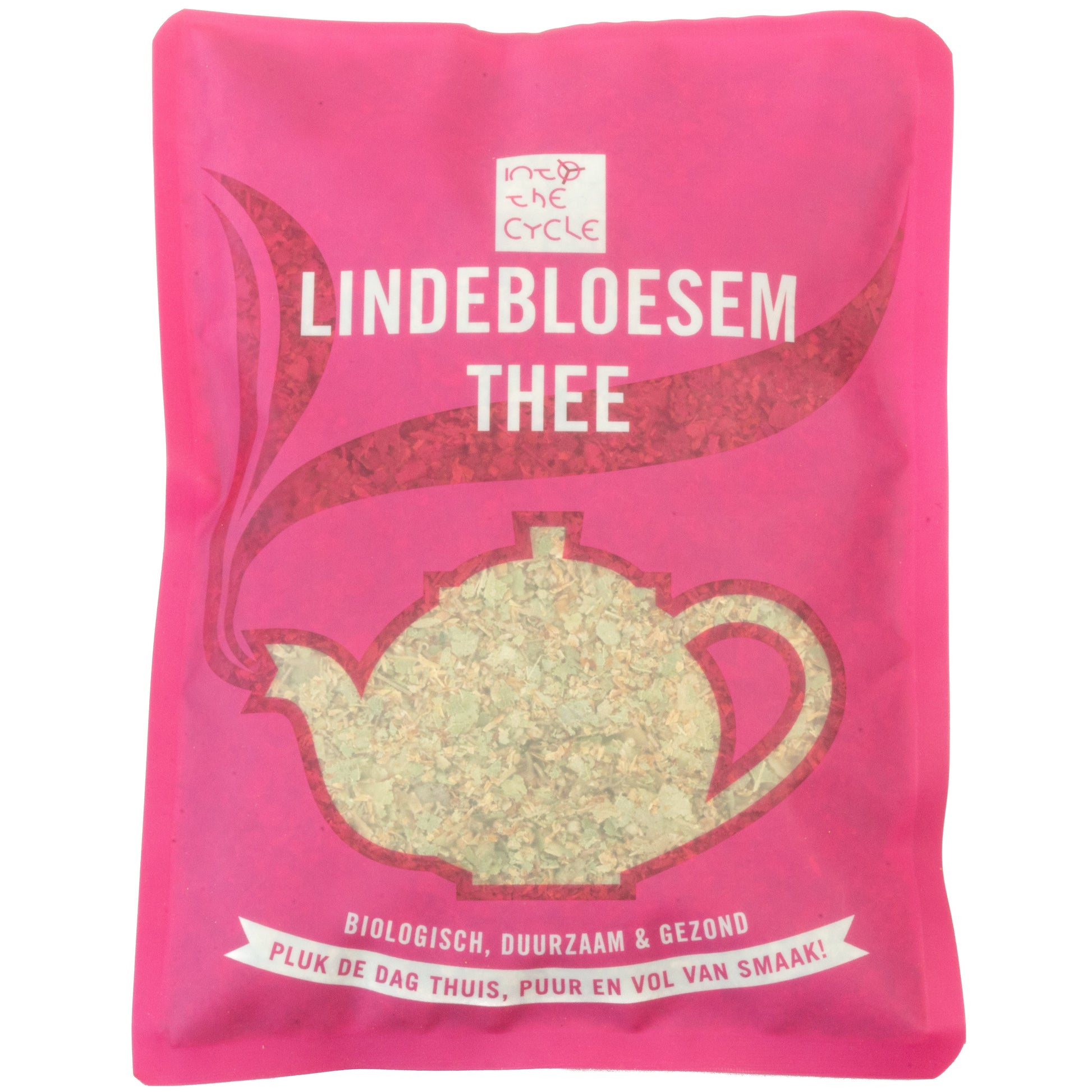 lindebloesem thee 100 gram zak voorkant
