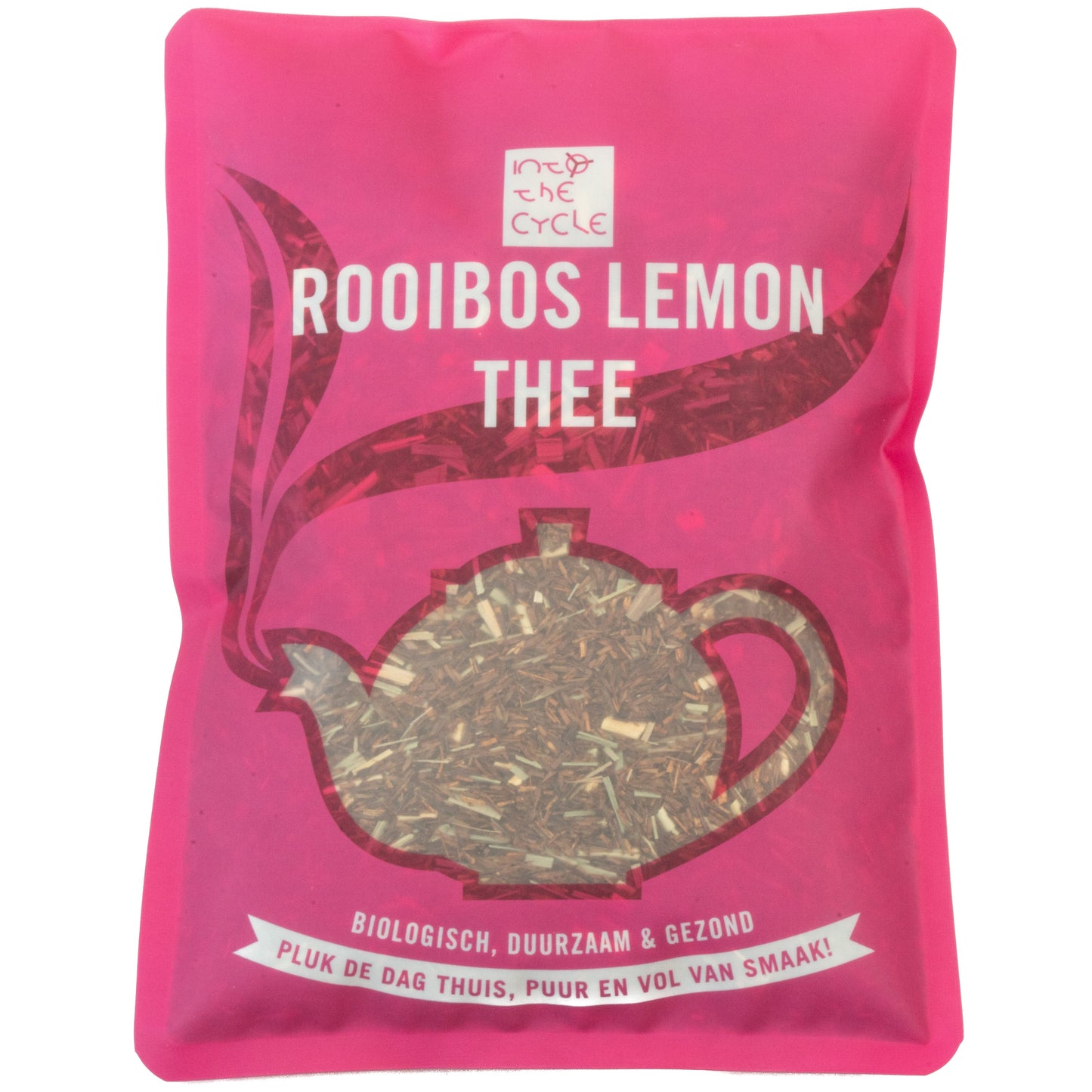 rooibos lemon thee 140 gram zak voorkant